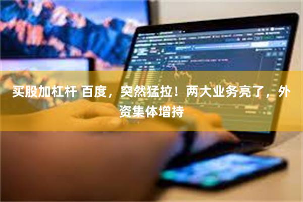 买股加杠杆 百度，突然猛拉！两大业务亮了，外资集体增持